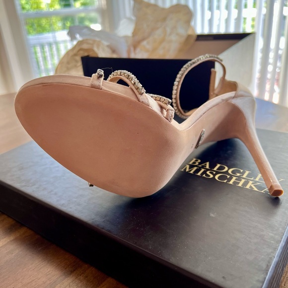 New Badgley Mischka Women's Hodge Embellished Strappy High-Heel Sandals 10M - Picture 10 of 15